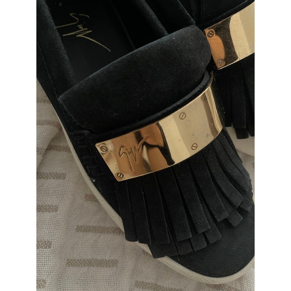 $750 Authentic Giuseppe Zanotti velvet sneakers new - Picture 5 of 6